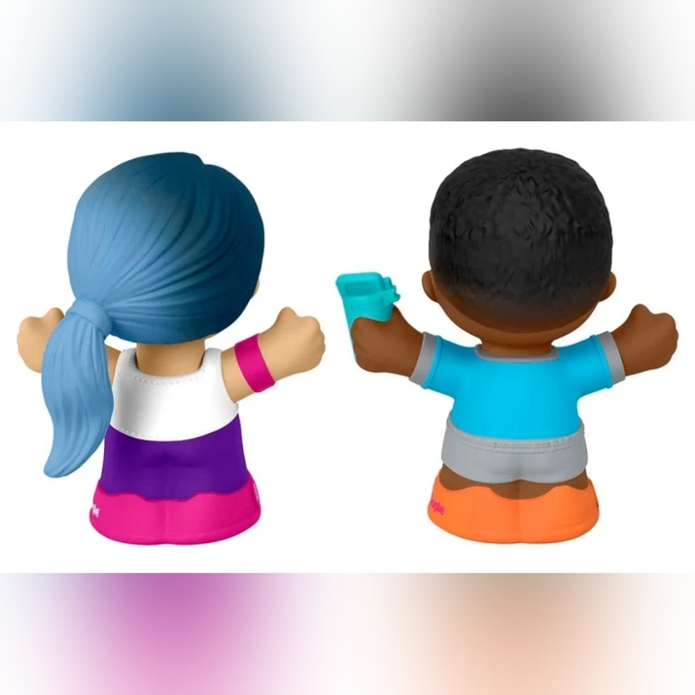 BARBIE Fisher-Price Little People Athletic Wellness Healthy Exercise Yoga NWT - Picture 3 of 4